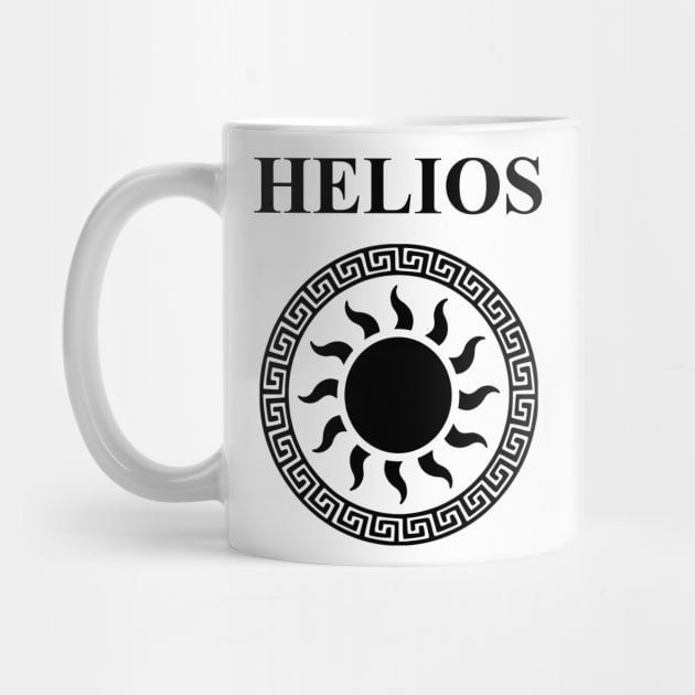 Helios Ancient Greek God of the Sun Symbol by AgemaApparel